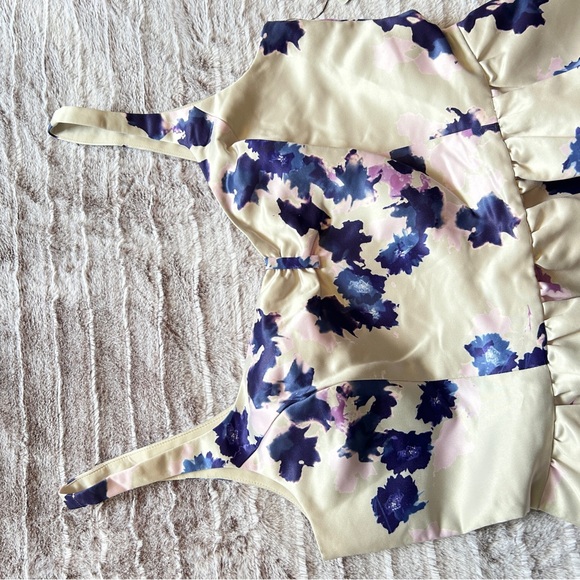 NWT Cynthia Steffe dress size 8 vintage retro 1950s style floral dress wedding - Picture 5 of 13